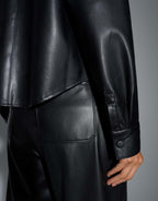 Lederlook Blouse Fedgy