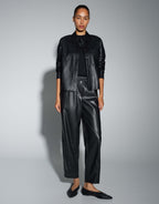 Lederlook Blouse Fedgy