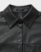 Lederlook Blouse Fedgy