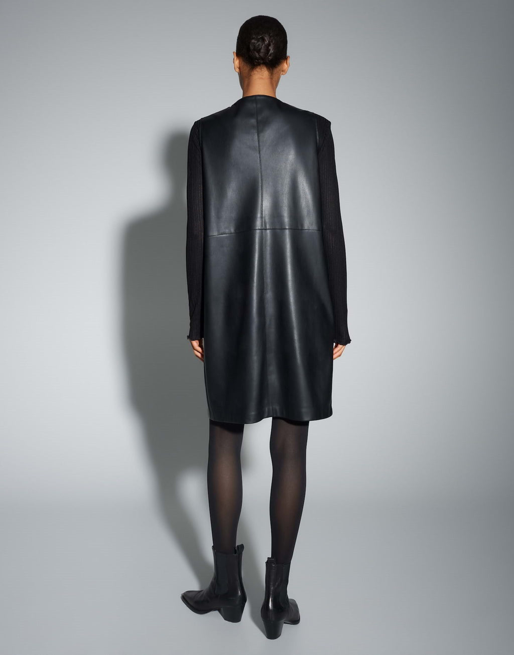 Lederlook Jurk Wancy