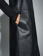 Lederlook Jurk Wancy