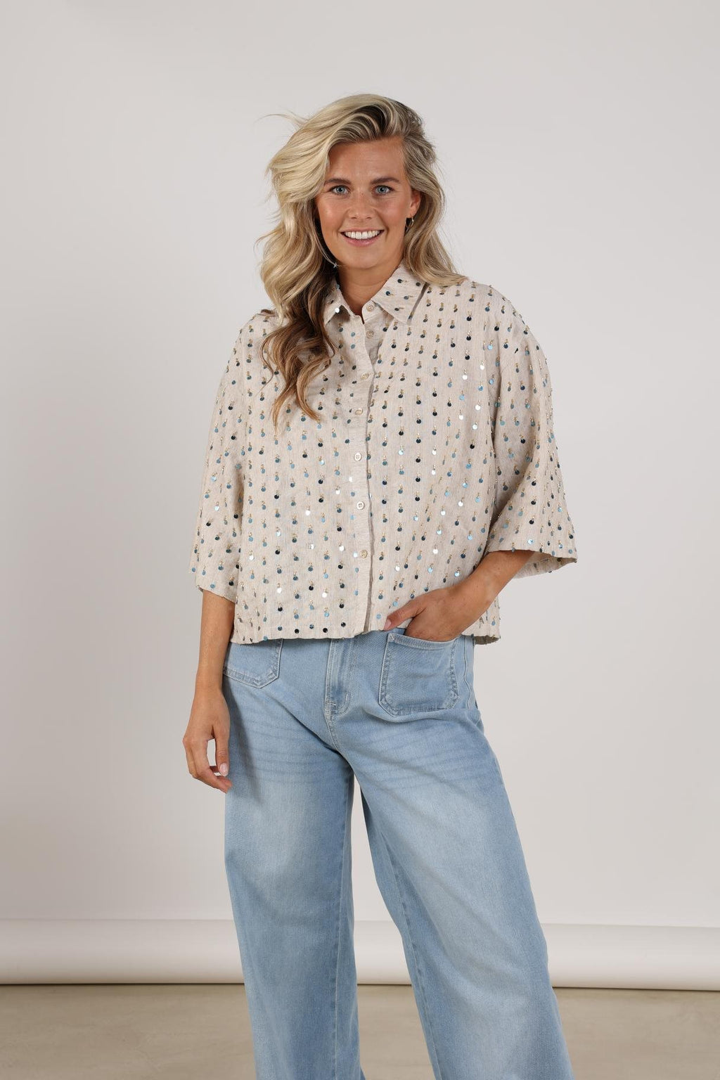 Leena Blouse Paillet