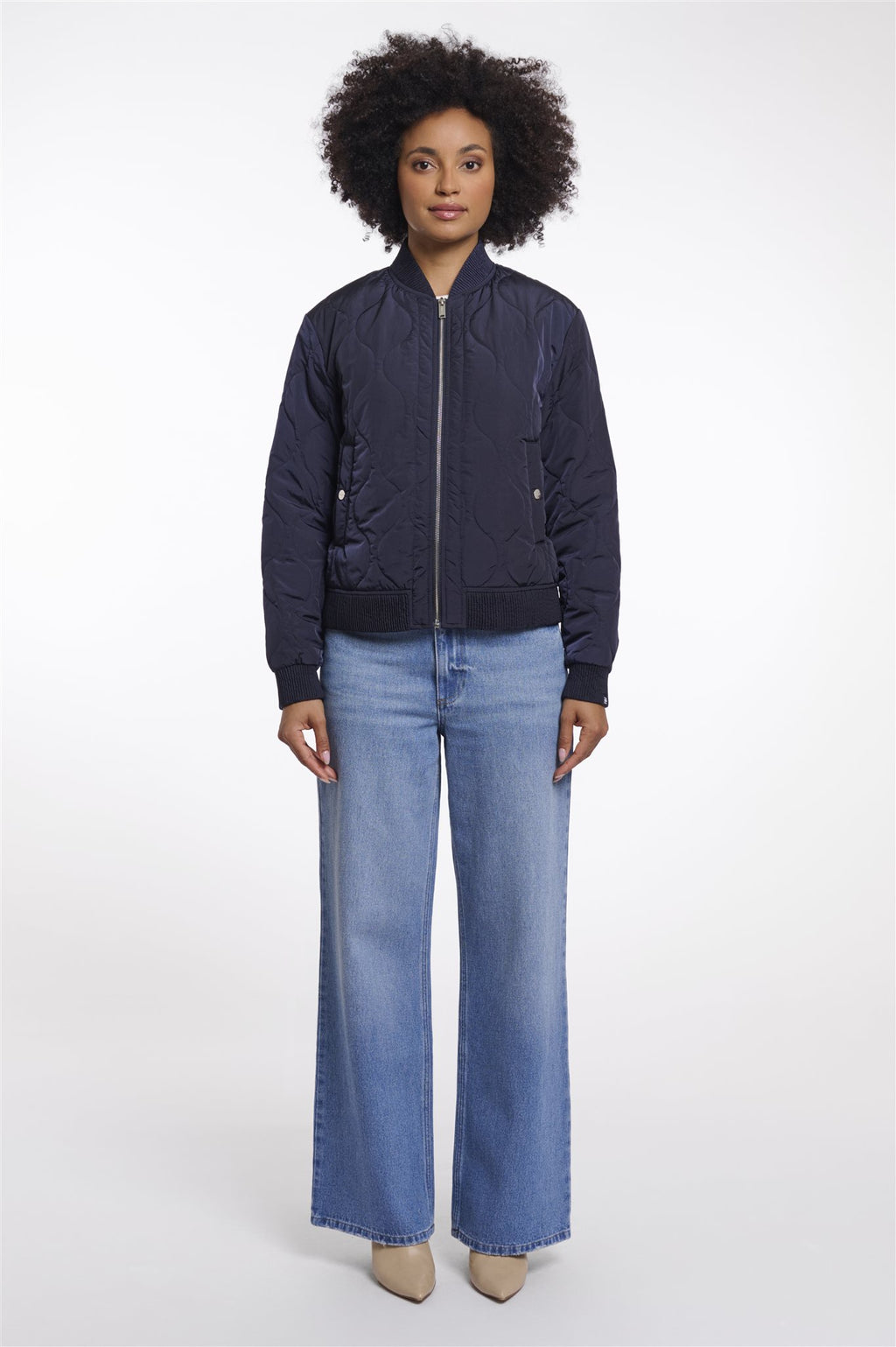 Licht Gewatteerd Bomberjack