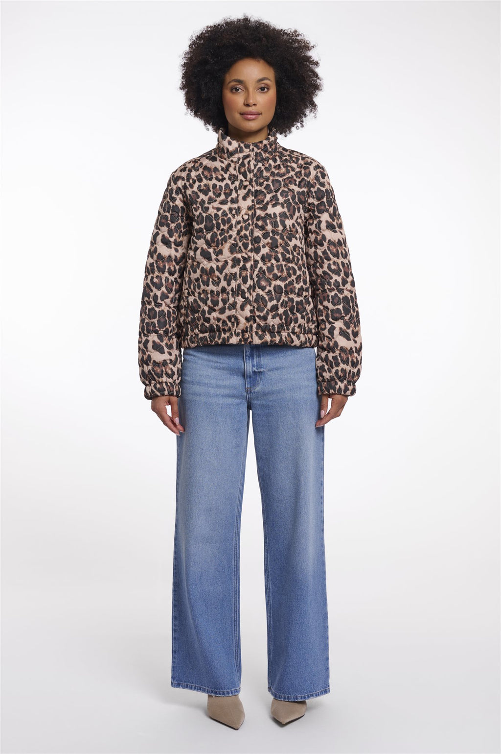 Licht Gewatteerd Cropped Jack