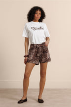 Lindy Leopard Shorts