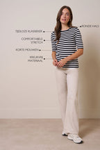 Luna Stripe Short slv Pullover