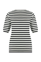 Luna Stripe Short slv Pullover