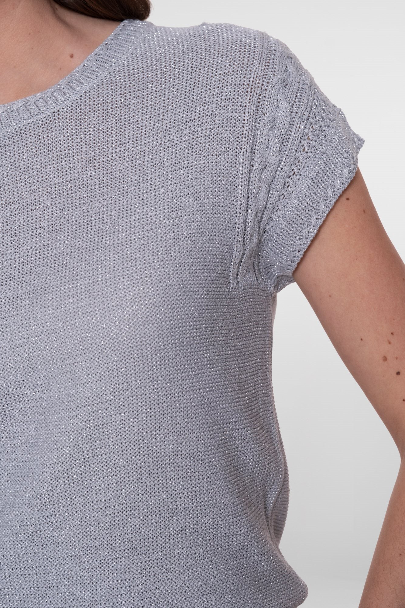 Gebreide Top met Glans
