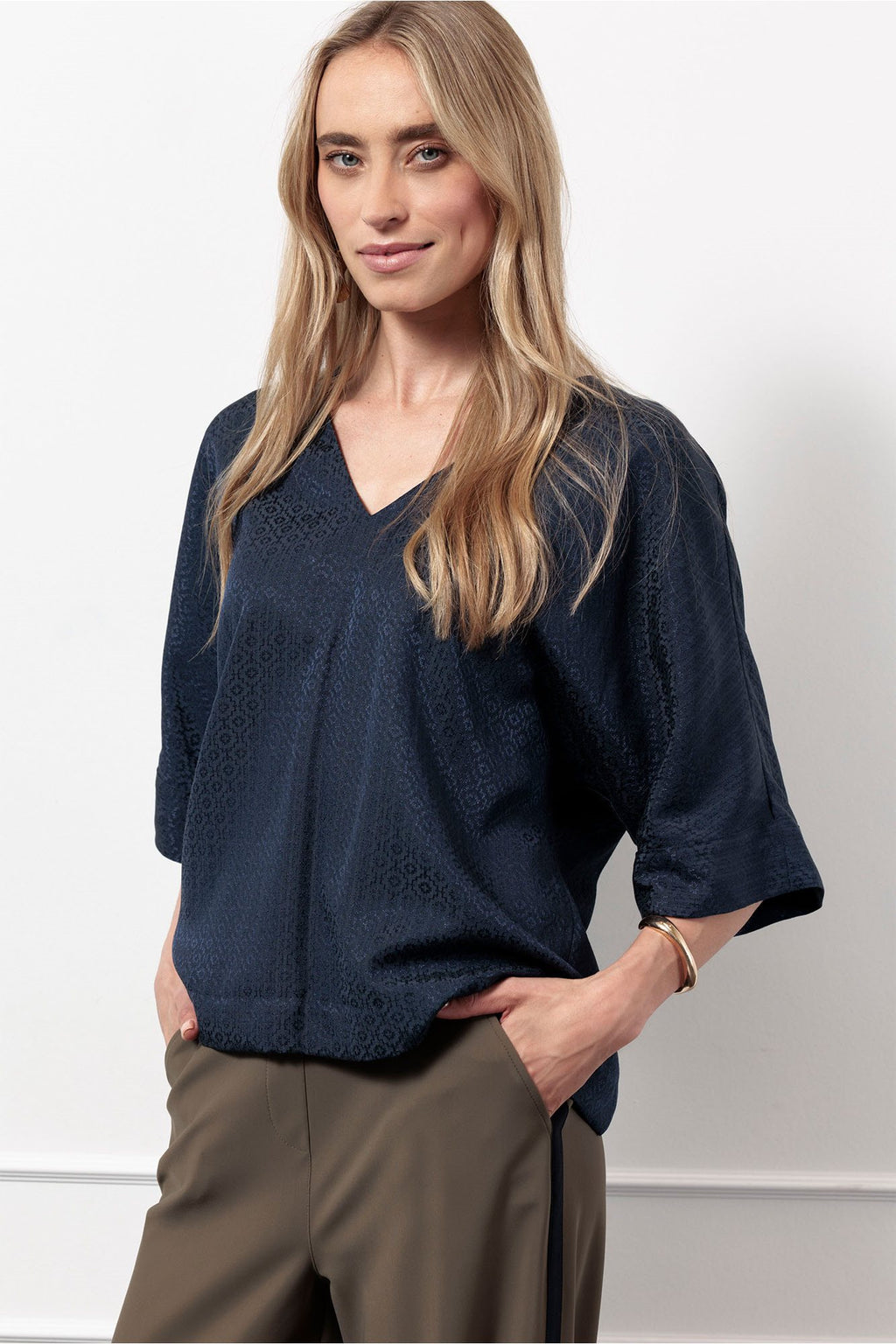 Madison Mono Jacquard Top