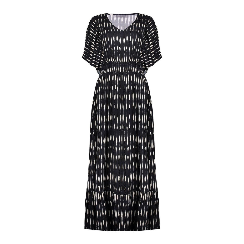 Maxi Jurk met Smockdetail