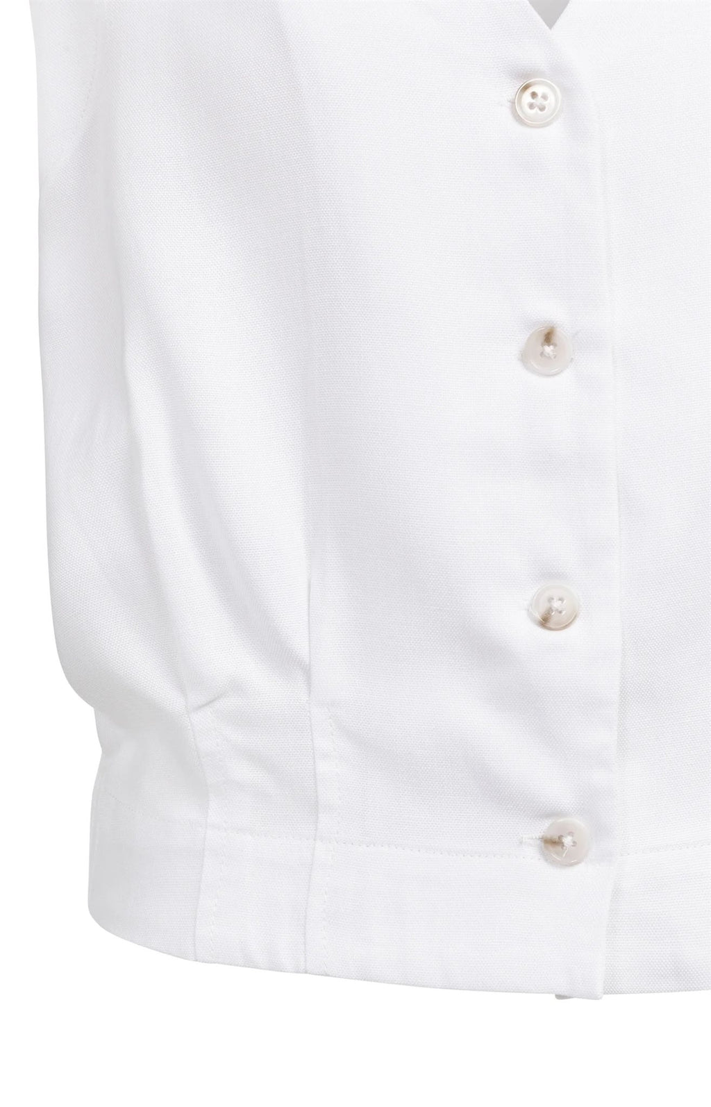 Mouwloze Blouse met Plooien