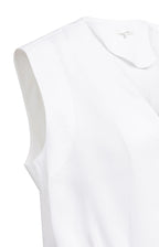 Mouwloze Blouse met Plooien
