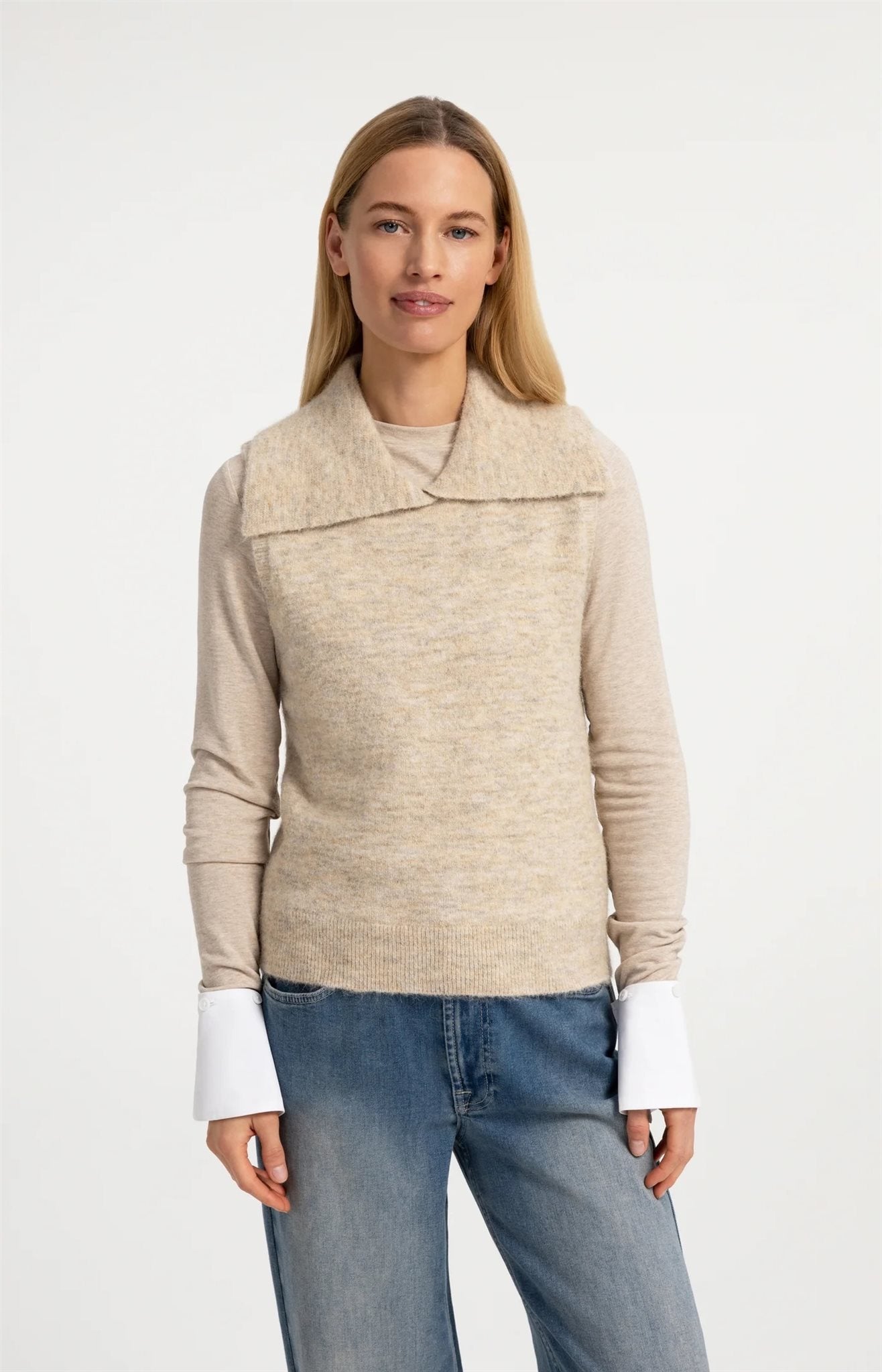 Mouwloze Gebreide Top