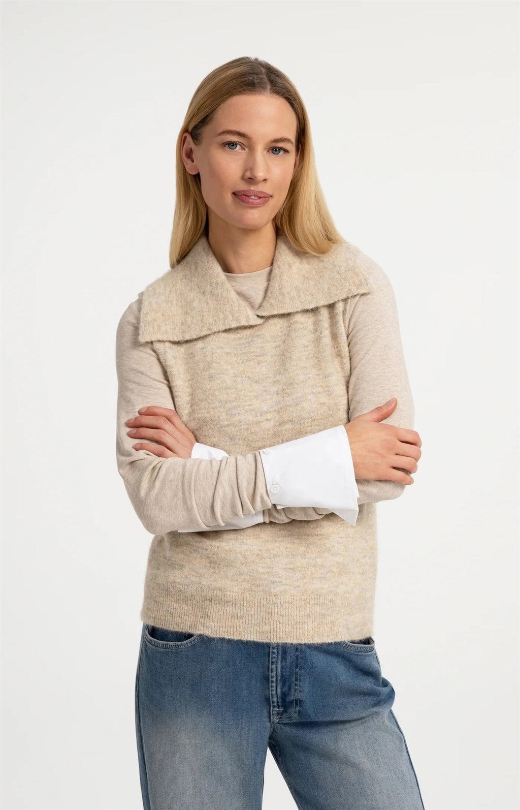 Mouwloze Gebreide Top
