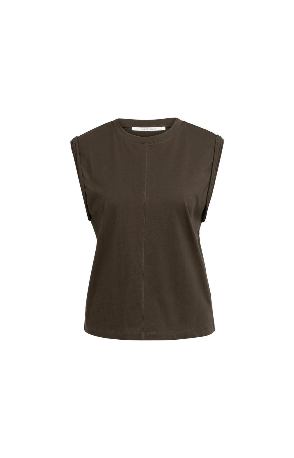 Mouwloze Top met Mouwdetails