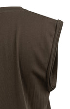 Mouwloze Top met Mouwdetails