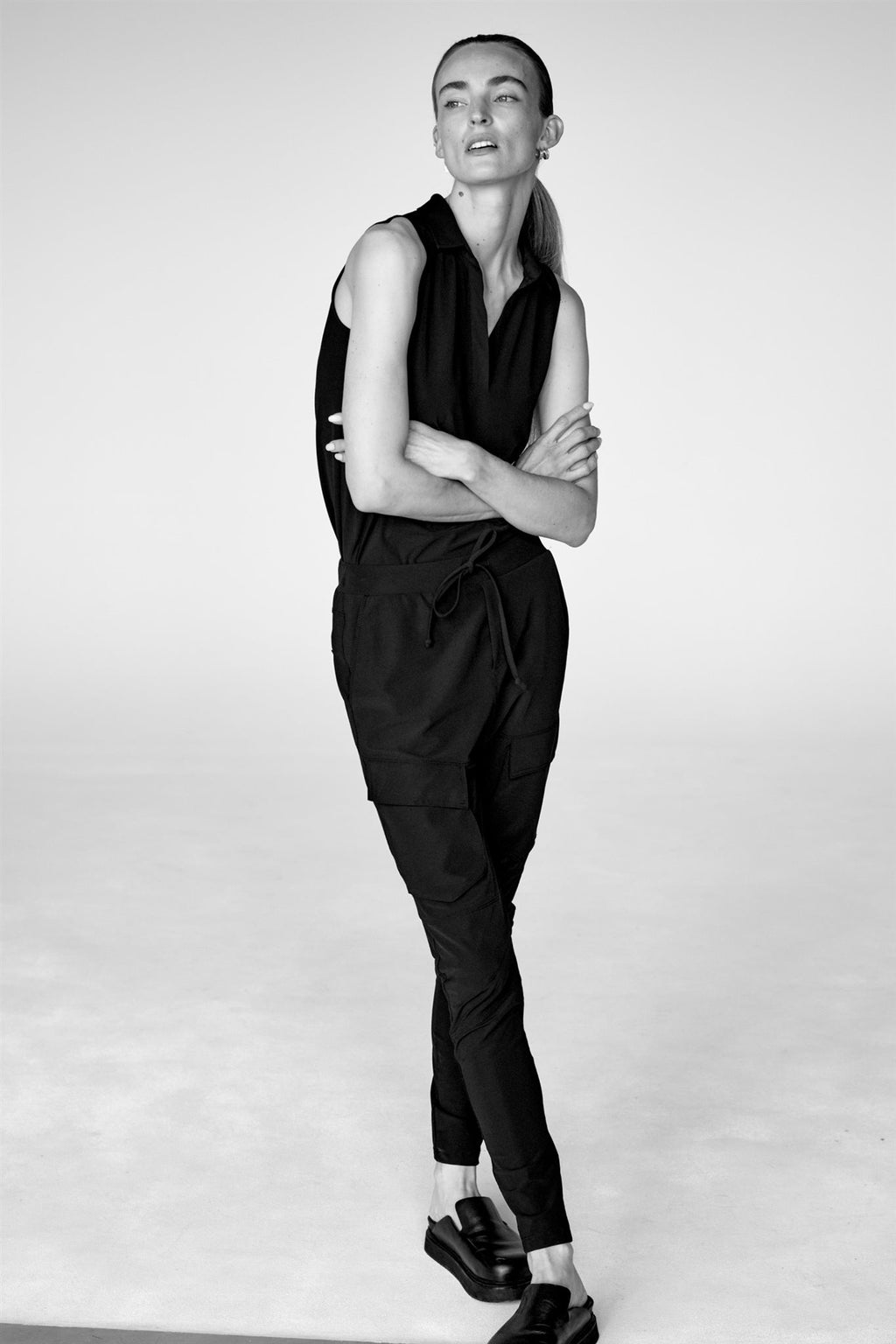 Mouwloze Top met V-hals