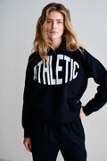 Navy Sweater Print