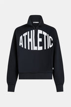 Navy Sweater Print