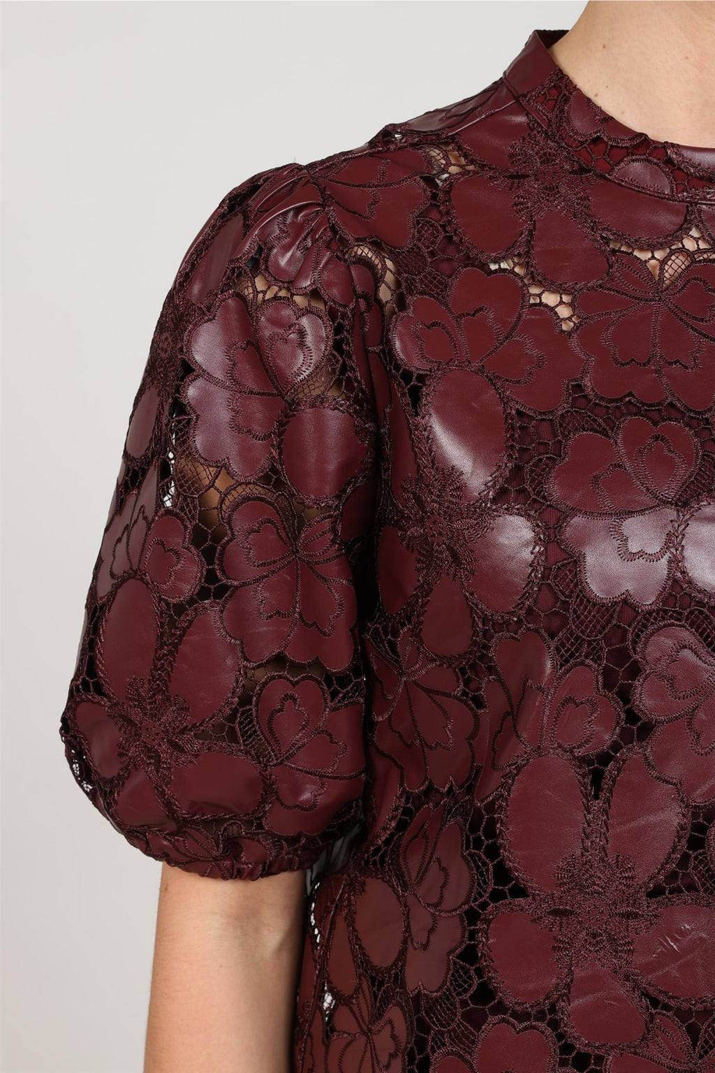 Nicole Top Flower PU