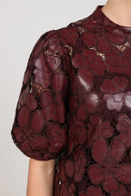 Nicole Top Flower PU