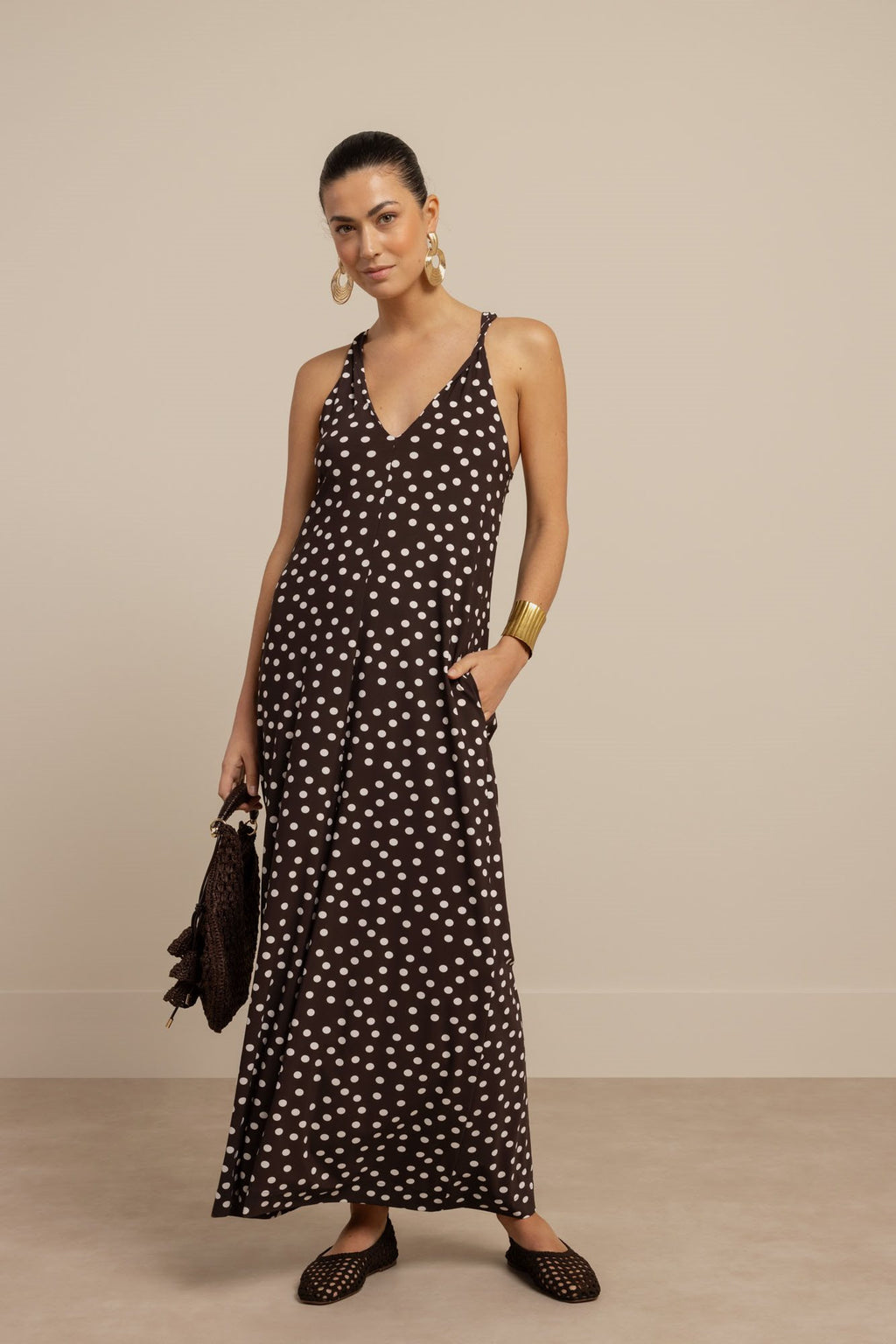 Norah 2way Dot Dress