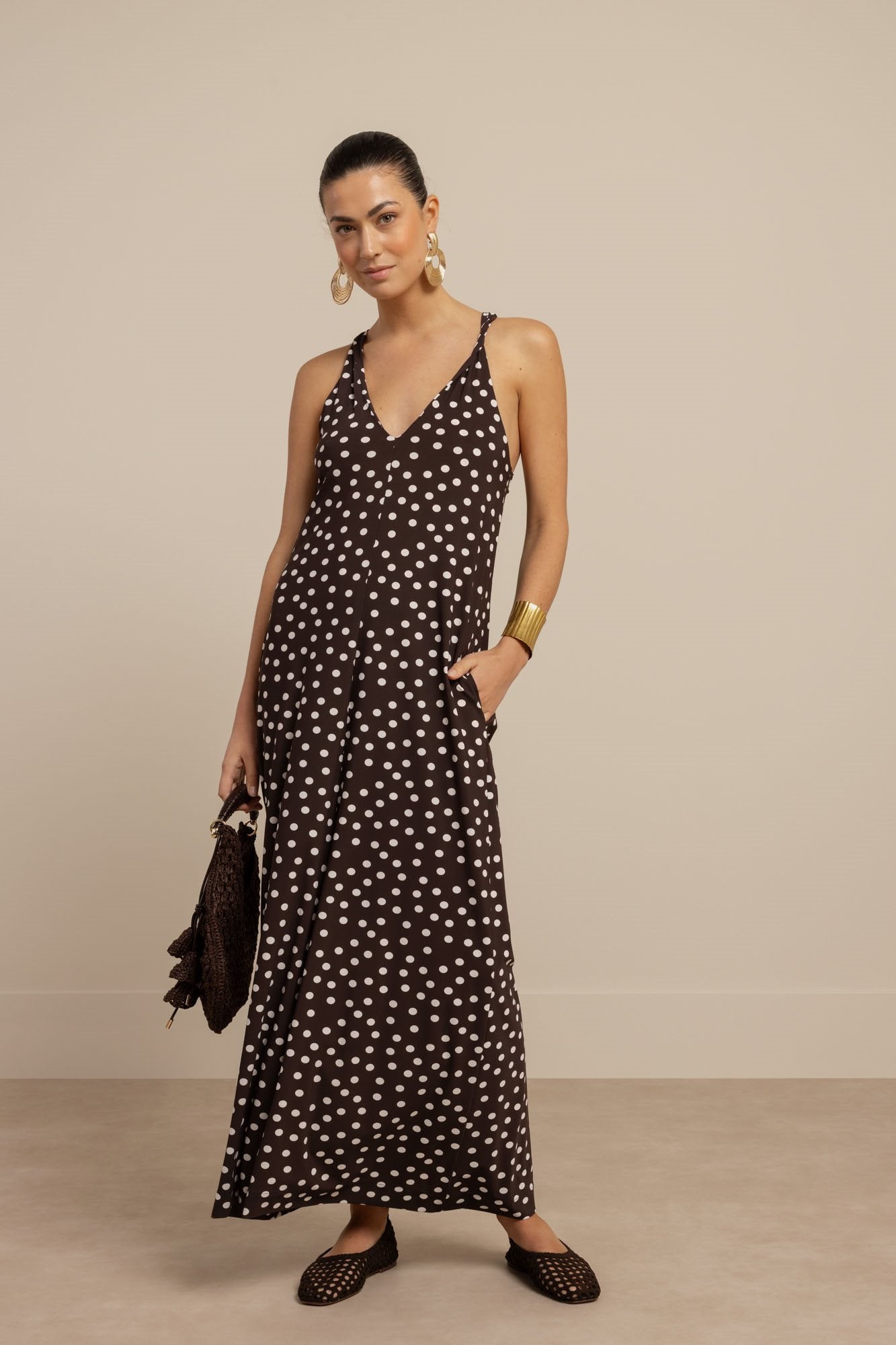 Norah 2way Dot Dress