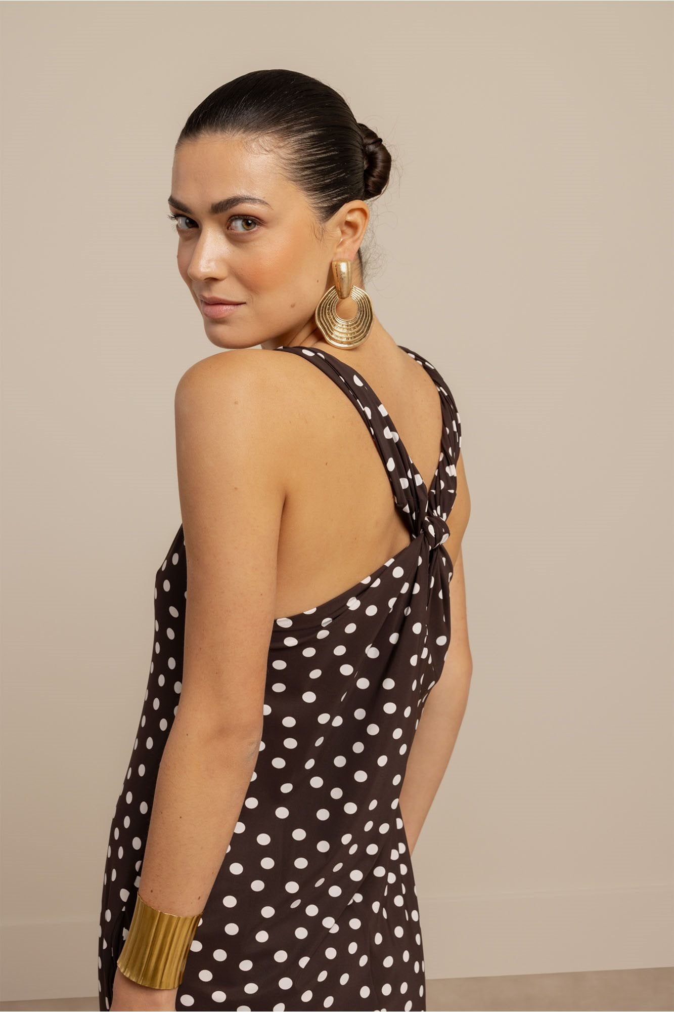 Norah 2way Dot Dress