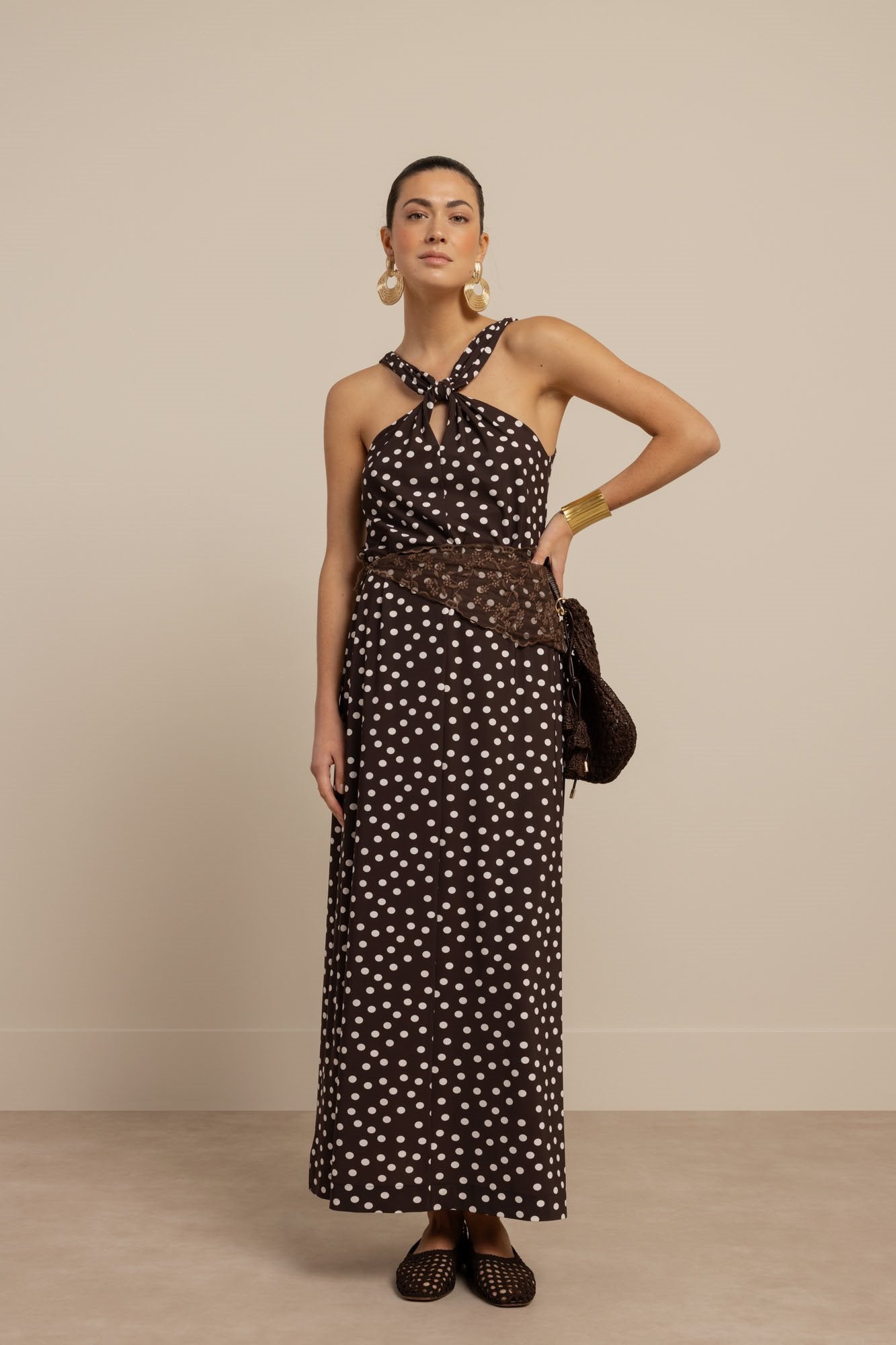 Norah 2way Dot Dress