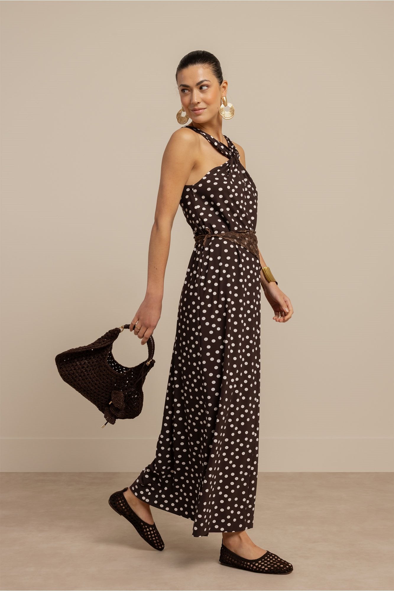 Norah 2way Dot Dress