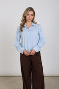Nowi Blouse Stripe Stones