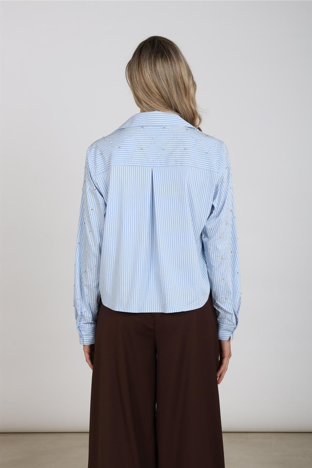 Nowi Blouse Stripe Stones