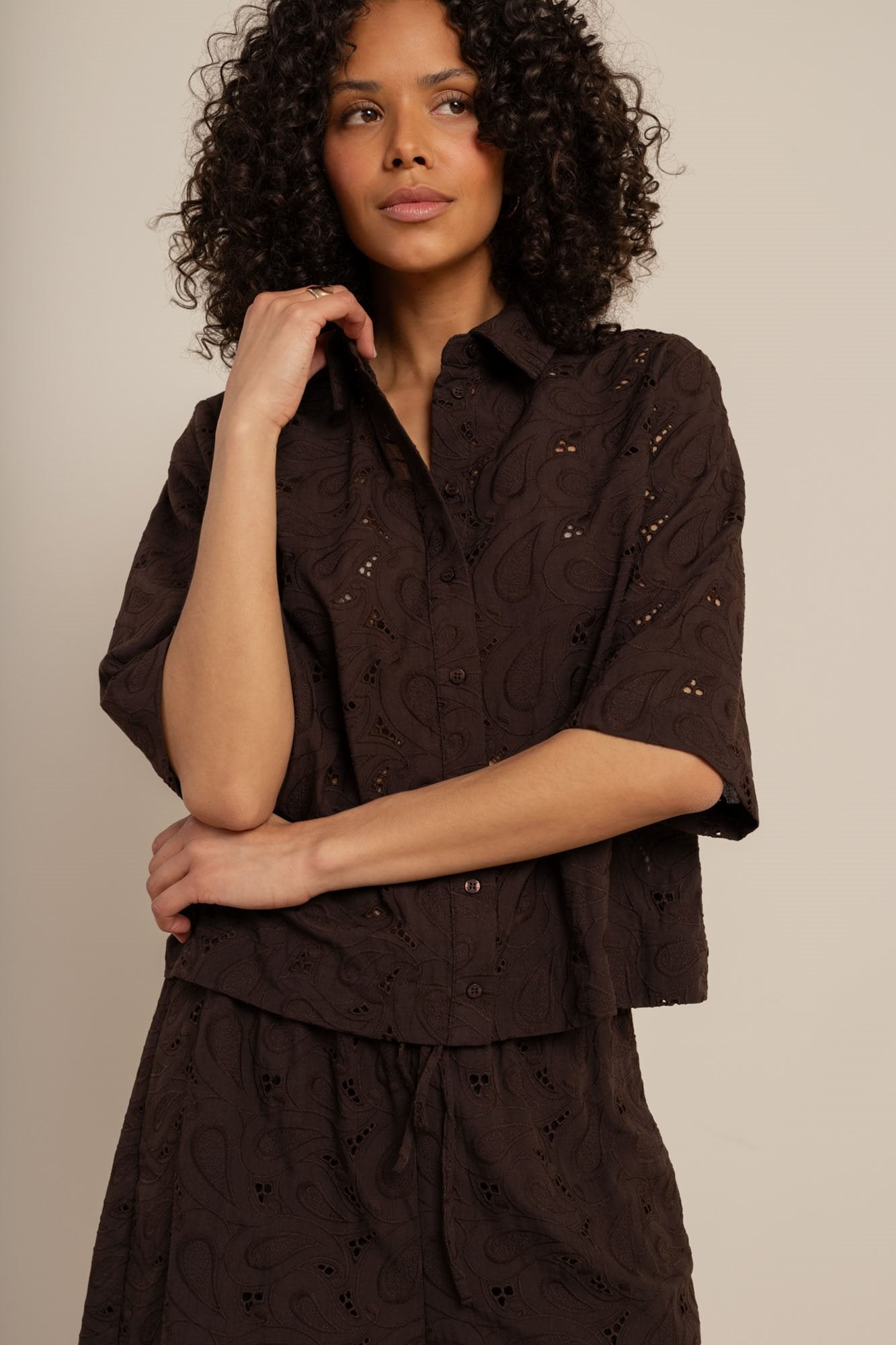 Nyra Broderie Blouse