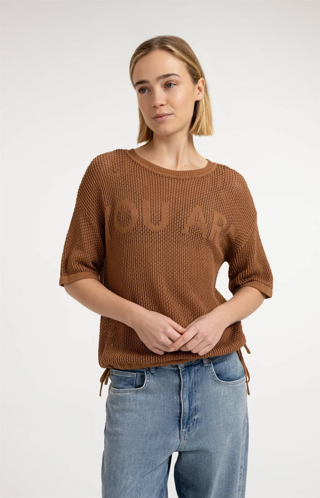 Opengebreide Top