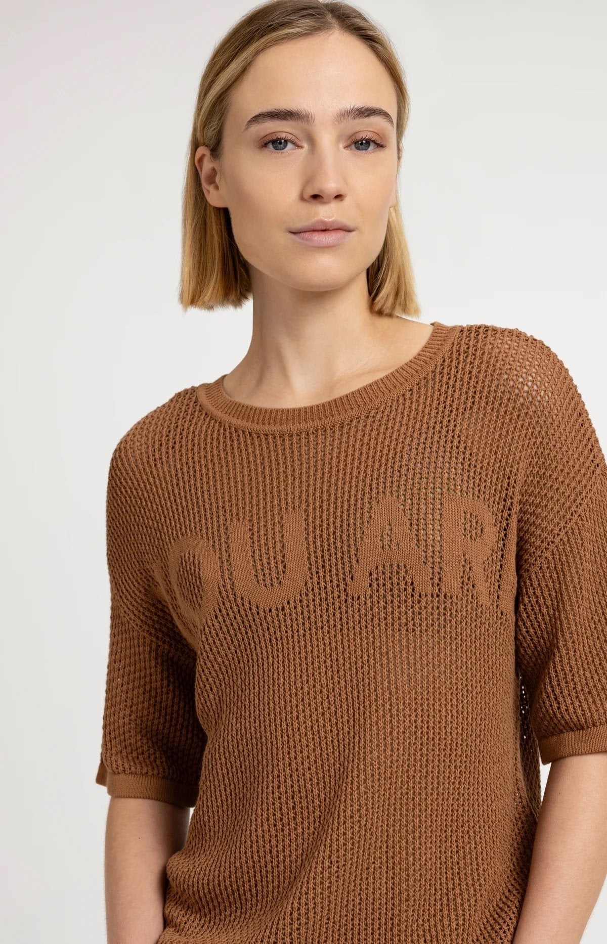 Opengebreide Top