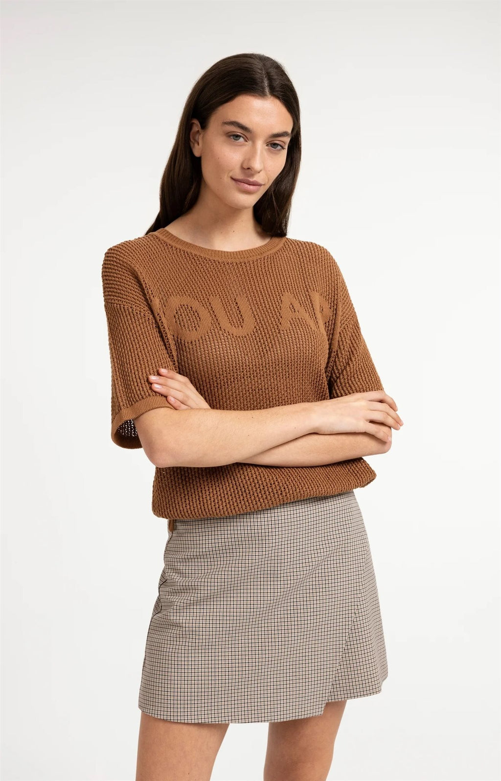 Opengebreide Top