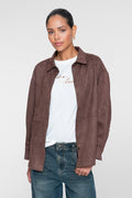 Overshirt Suède-look