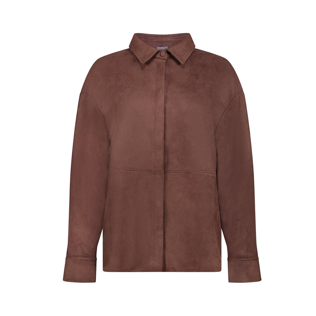 Overshirt Suède-look