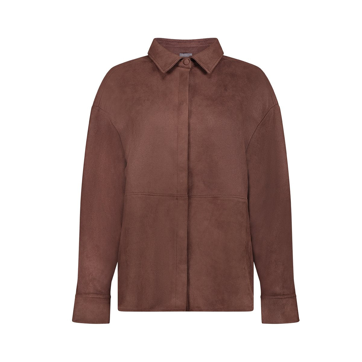 Overshirt Suède-look