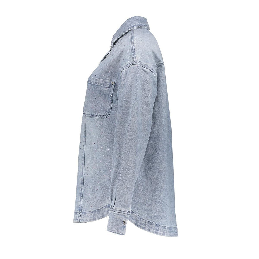 Oversized Blouse Rhinostones