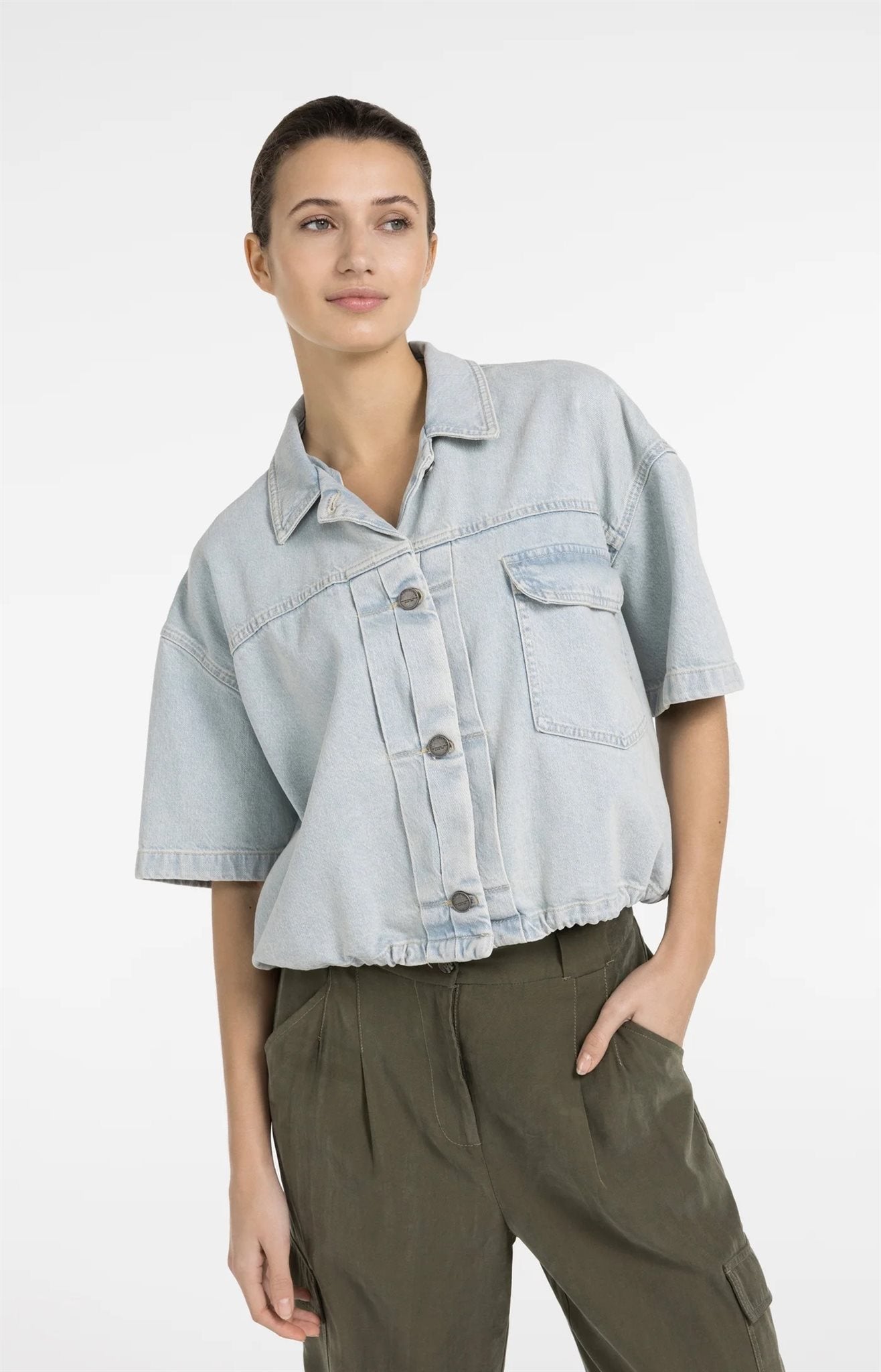 Oversized Denim Worker Jack