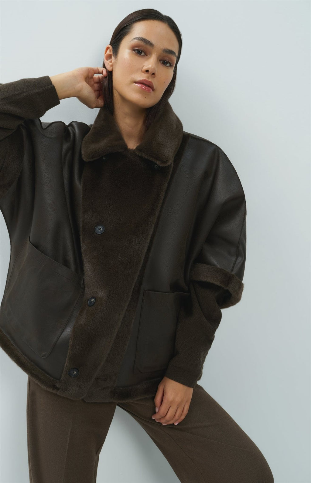 Oversized Omkeerbare Jas