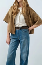 Oversized Suedine Jasje