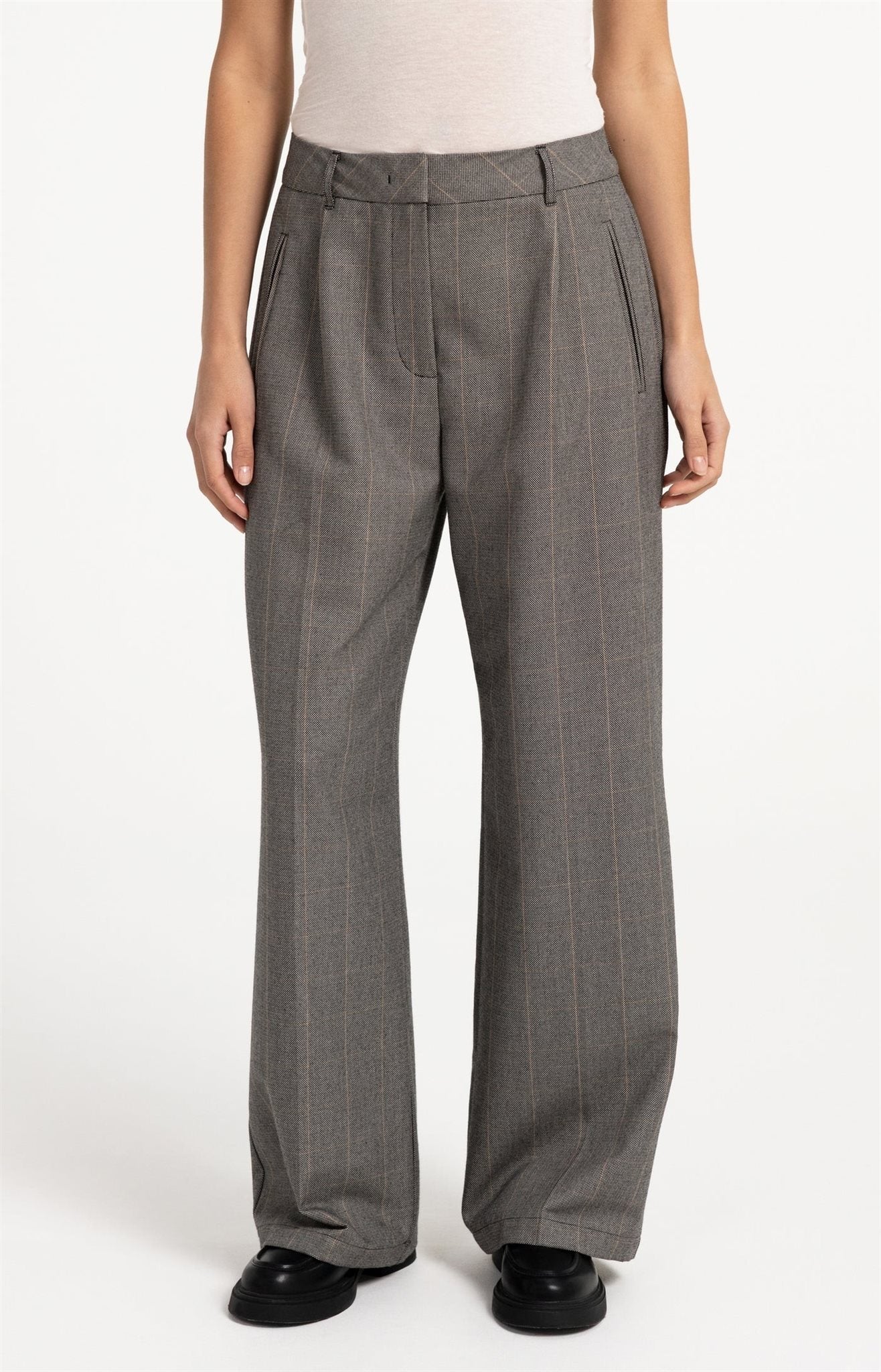 Pantalon met Ruitdessin