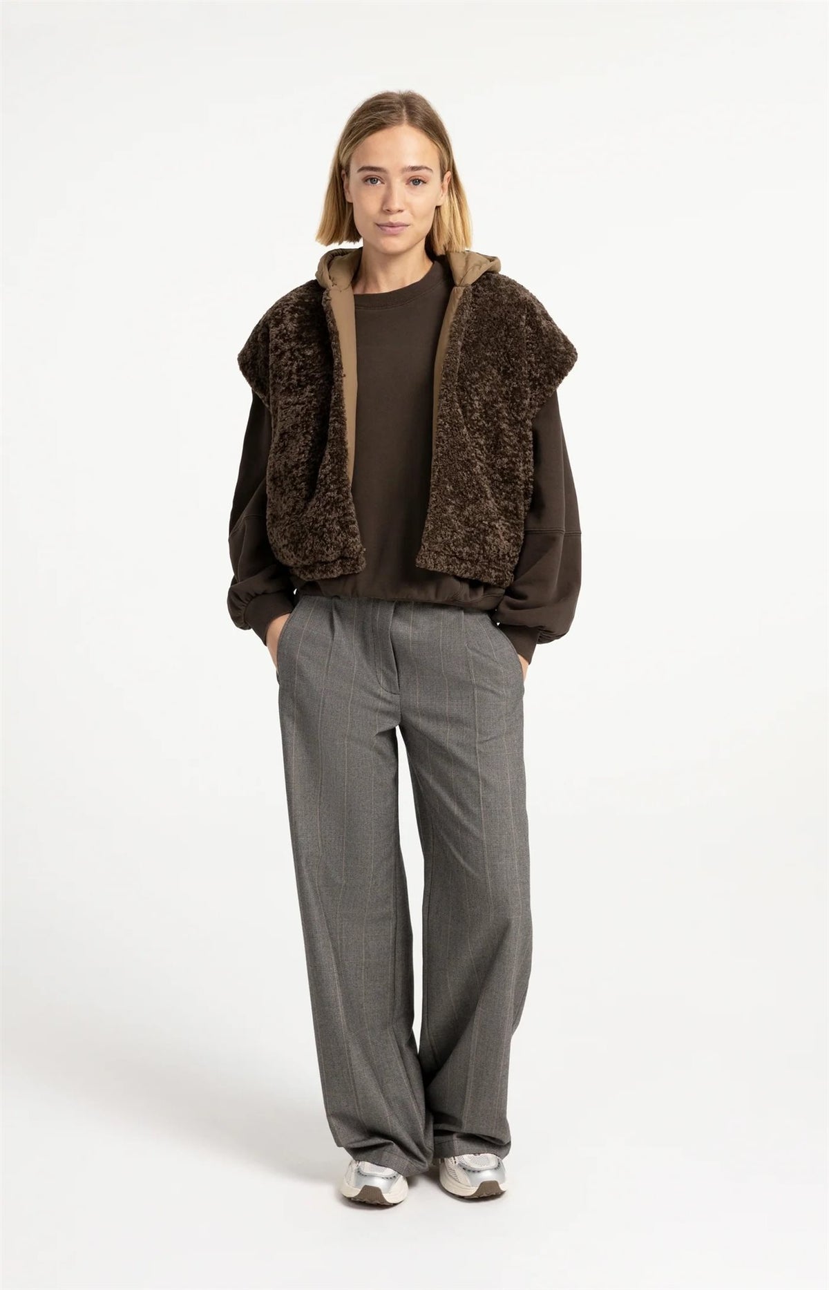Pantalon met Ruitdessin