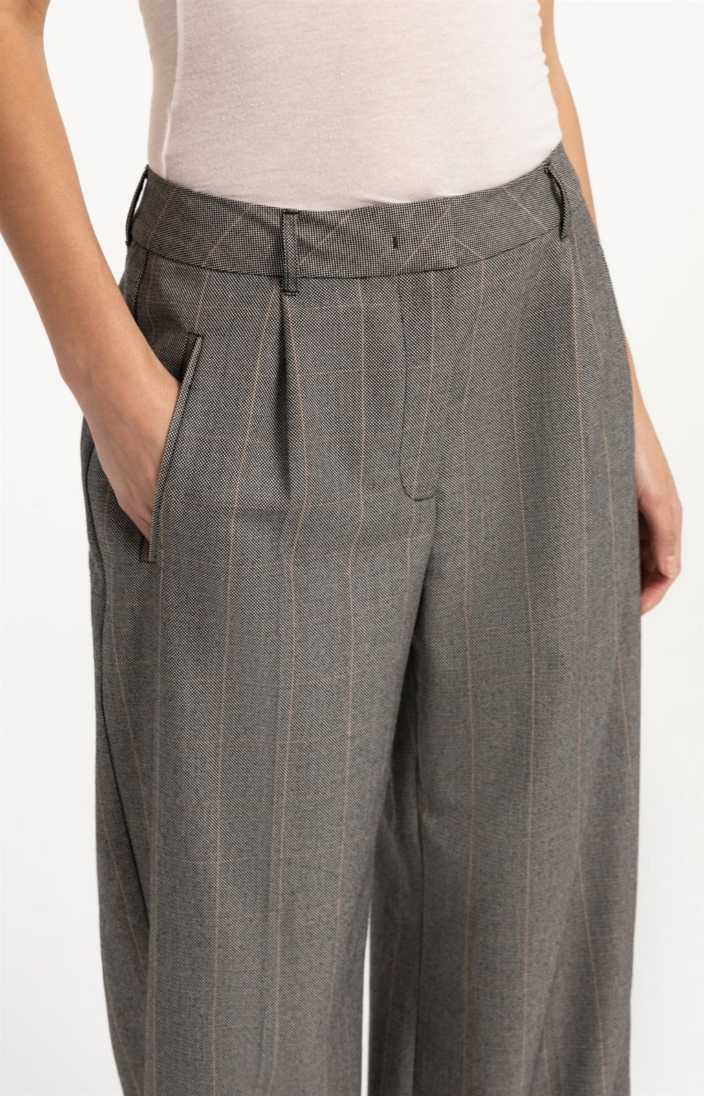 Pantalon met Ruitdessin