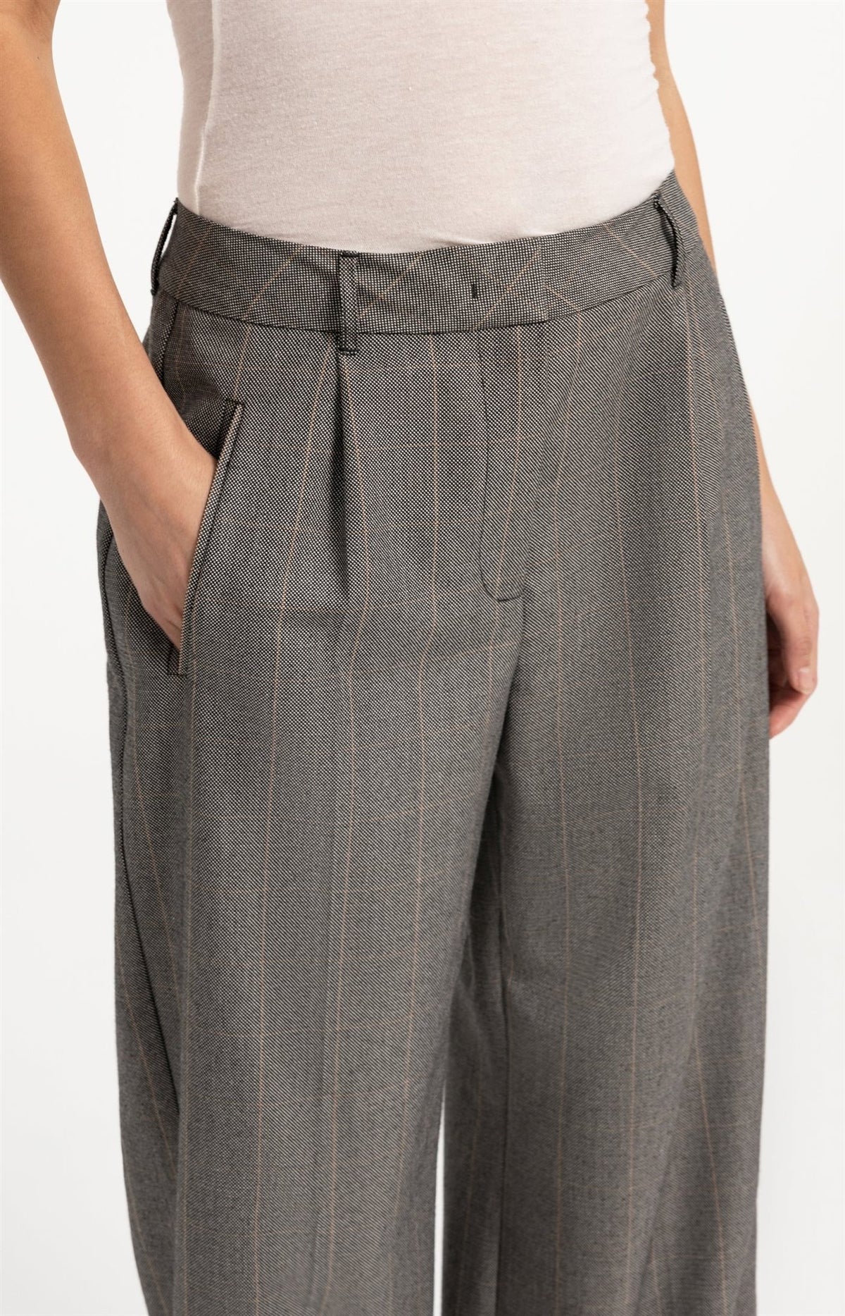 Pantalon met Ruitdessin