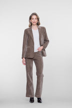 Chenille Flared Pantalon