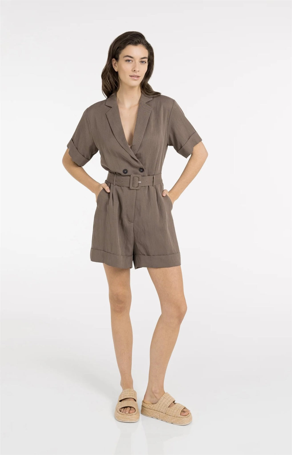 Playsuit met Dubbele Knopen