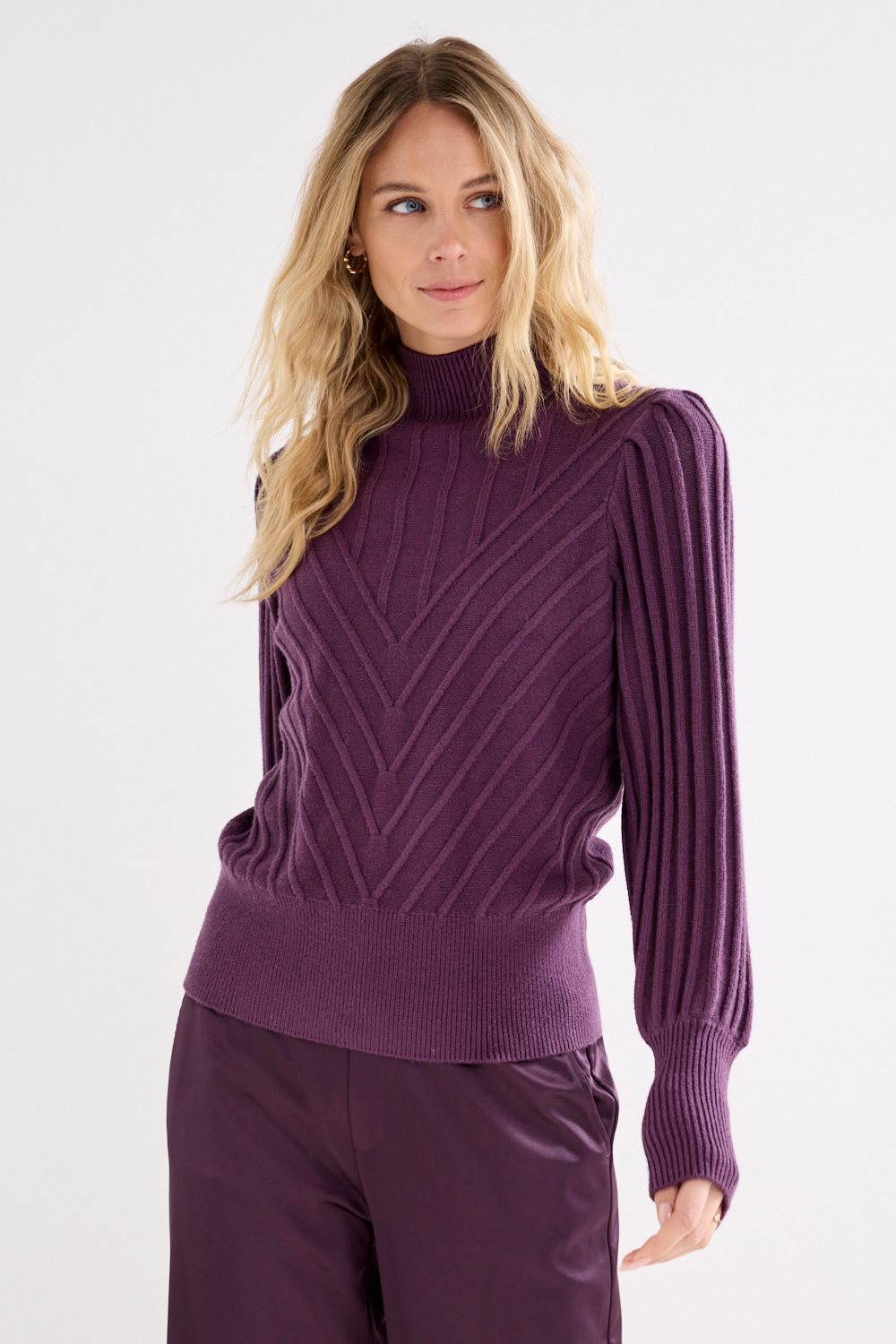 Puff-Sleeve Jumper